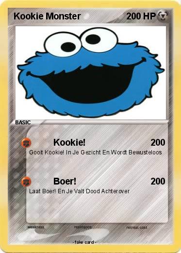 Pokemon Kookie Monster