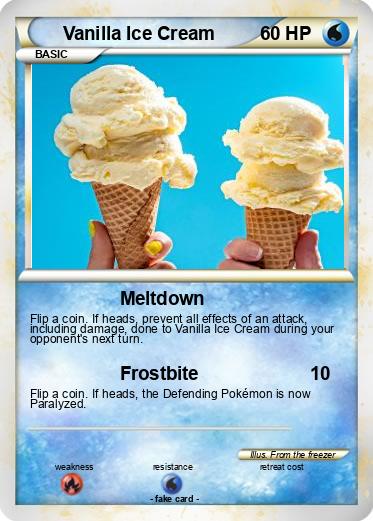 Pokemon Vanilla Ice Cream