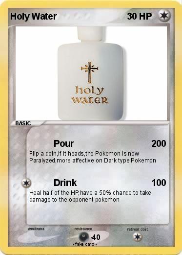 Pokemon Holy Water