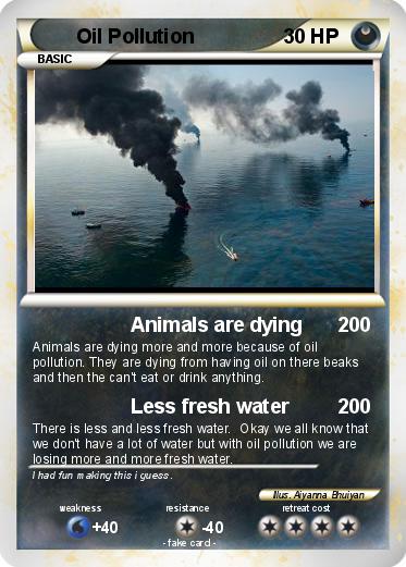 Pokemon Oil Pollution