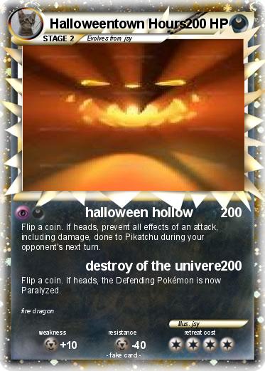 Pokemon Halloweentown Hours