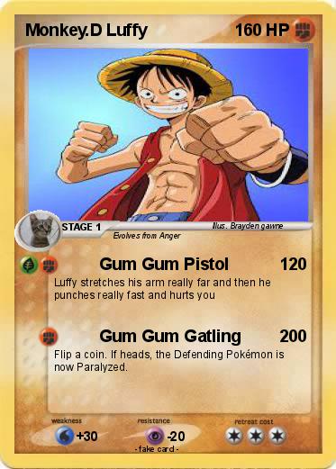 Pokemon Monkey.D Luffy