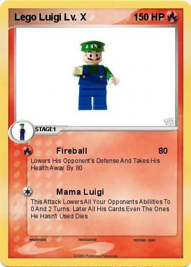 Pokemon Lego Luigi Lv. X