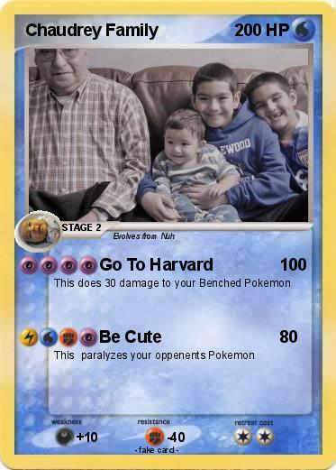Pokemon Chaudrey Family
