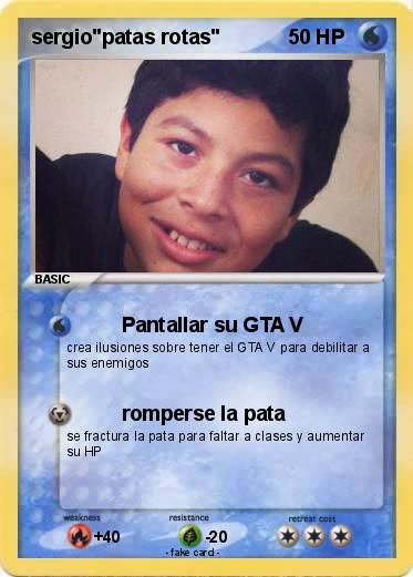 Pokemon sergio"patas rotas"