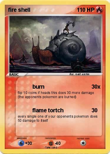 Pokemon fire shell
