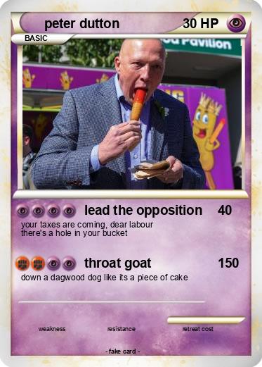 Pokemon peter dutton