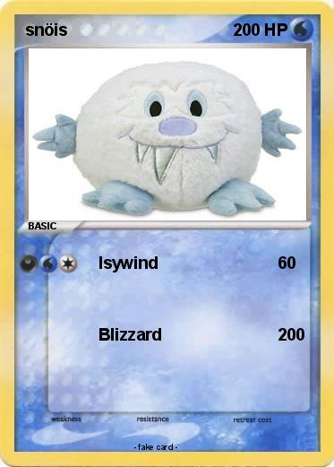 Pokemon snöis