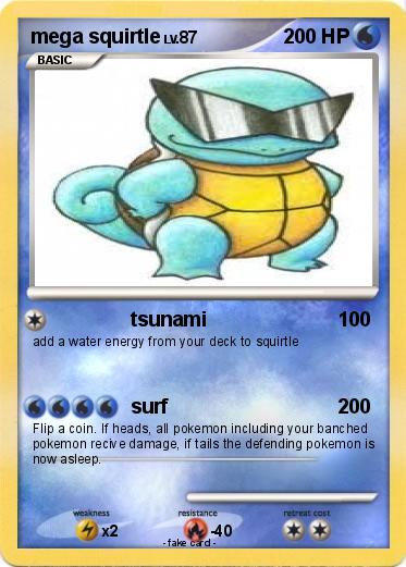 Pokemon mega squirtle