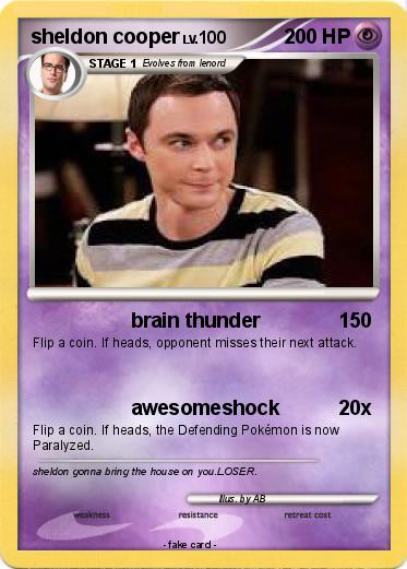 Pokemon sheldon cooper