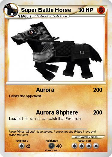 Pokemon Super Battle Horse