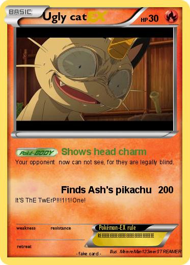 Pokemon Ugly cat