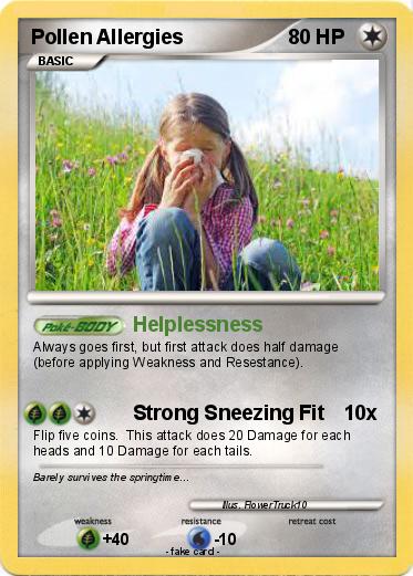 Pokemon Pollen Allergies