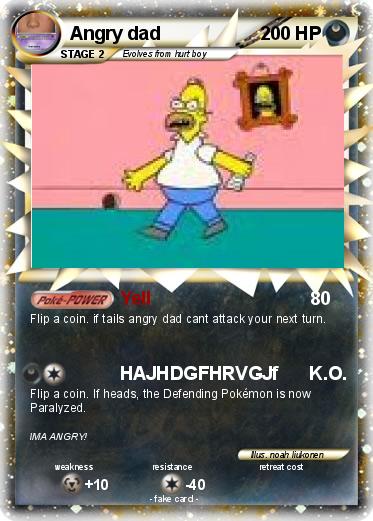 Pokemon Angry dad