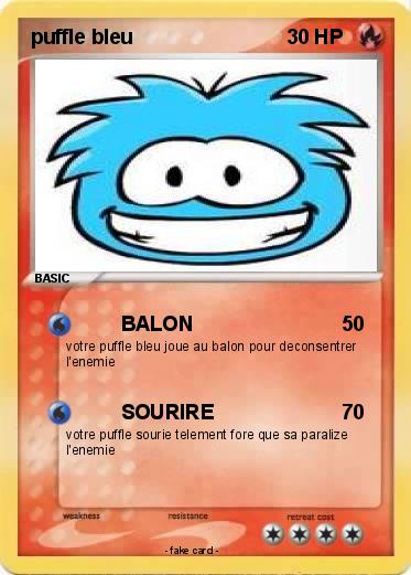 Pokemon puffle bleu