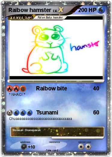 Pokemon Raibow hamster