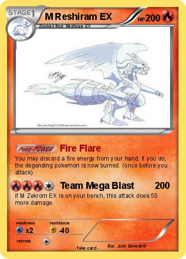 Pokemon M Reshiram EX