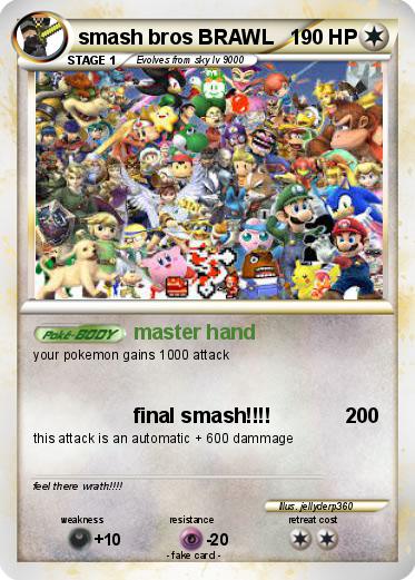 Pokemon smash bros BRAWL