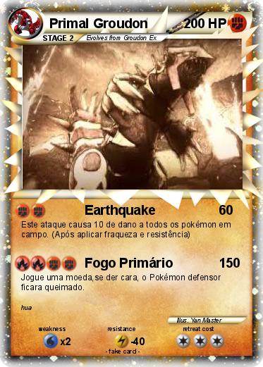Pokemon Primal Groudon