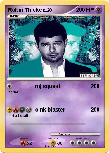 Pokemon Robin Thicke