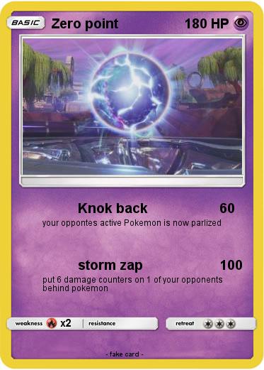 Pokemon Zero point