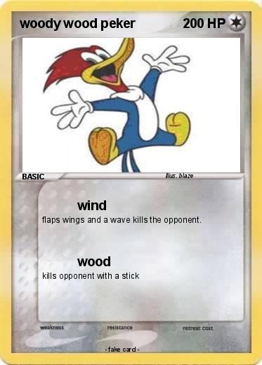 Pokemon woody wood peker