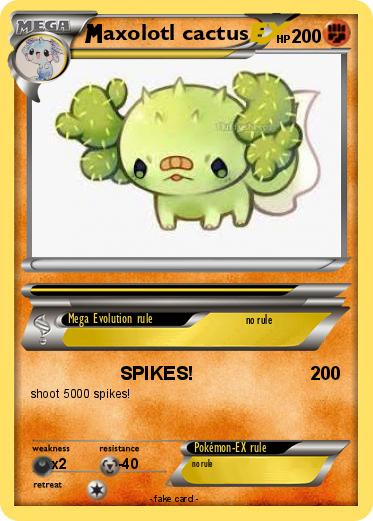 Pokemon axolotl cactus