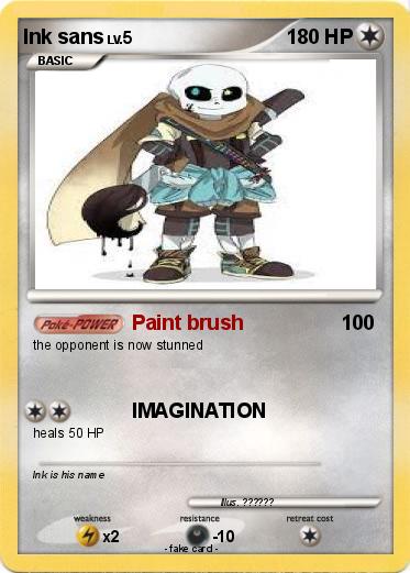 Pokemon Ink sans