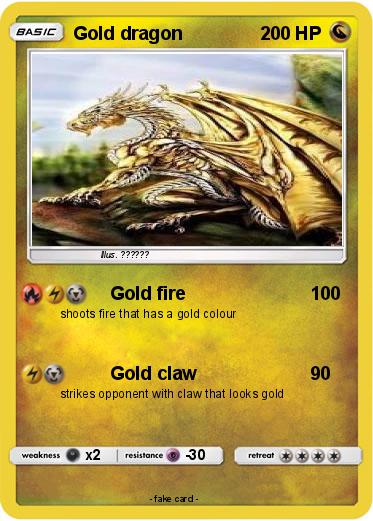Pokemon Gold dragon