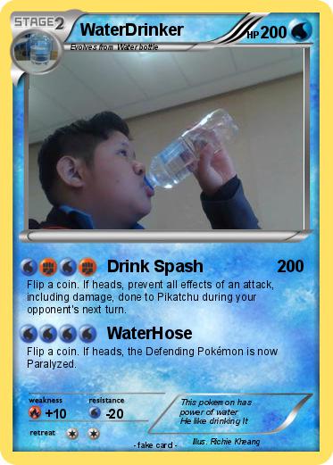 Pokemon WaterDrinker
