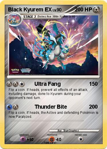 Pokemon Black Kyurem EX