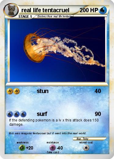 Pokemon real life tentacruel
