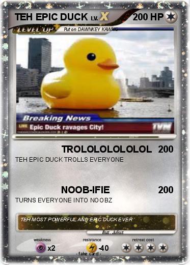 Pokemon Teh Epic Duck 2 - teh epik duck is coming roblox