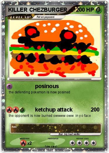 Pokemon KILLER CHEZBURGER