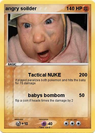 Pokemon angry soilder