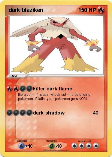 Pokemon dark blaziken