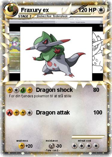 Pokemon Fraxury ex