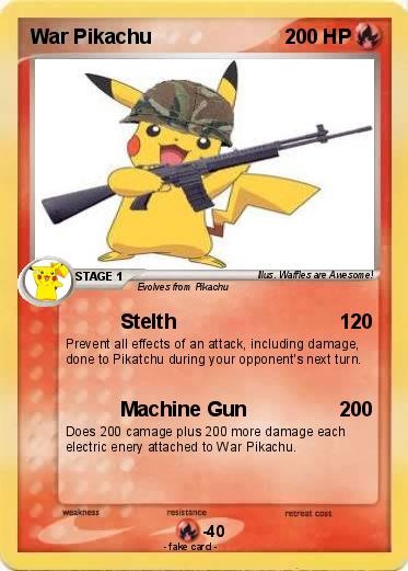 Pokemon War Pikachu