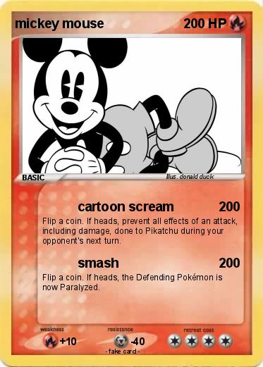 Pokemon mickey mouse