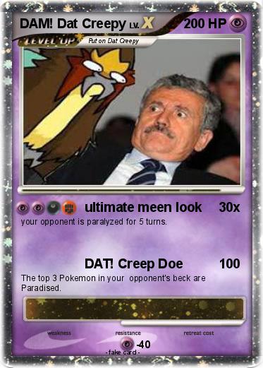 Pokemon DAM! Dat Creepy