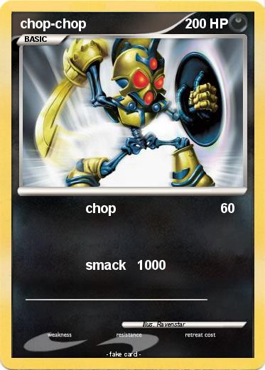 Pokemon chop-chop