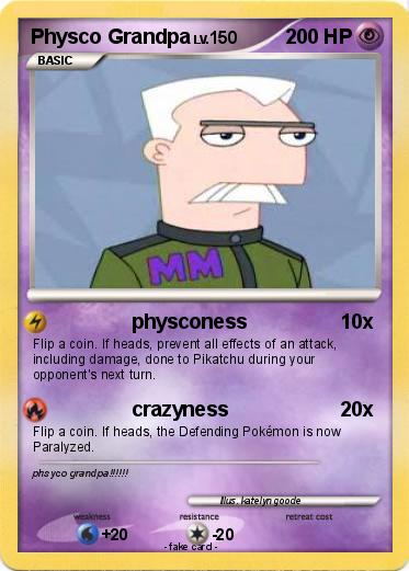 Pokemon Physco Grandpa