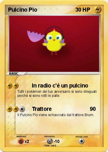 Pokemon Pulcino Pio