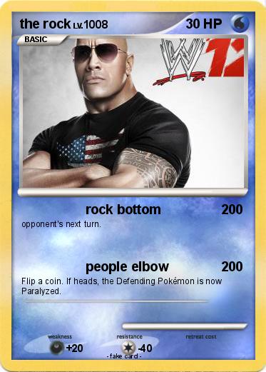 Pokemon the rock
