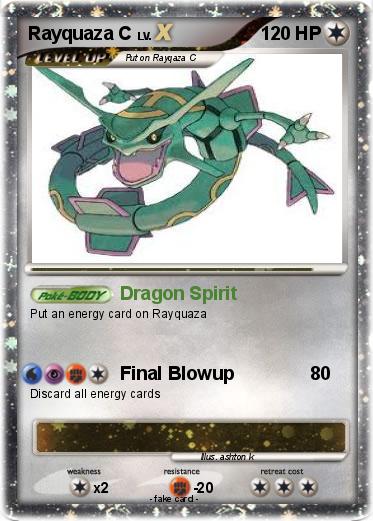 Pokemon Rayquaza C