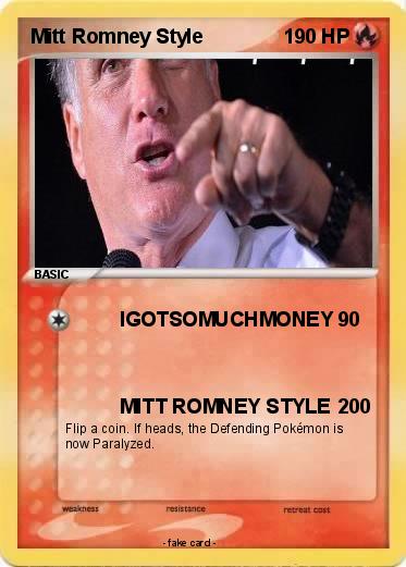 Pokemon Mitt Romney Style