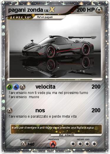 Pokemon pagani zonda