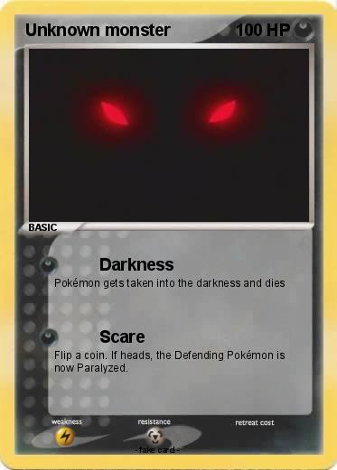 Pokemon Unknown monster