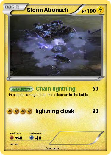 Pokemon Storm Atronach