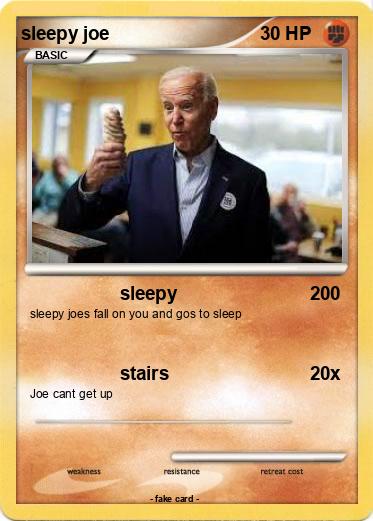Pokemon sleepy joe